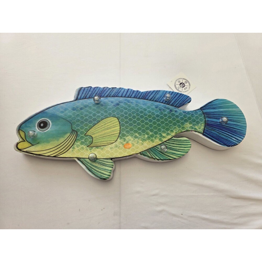 Beachcombers Tropical Light-up LED Metal Fish, New In The Box